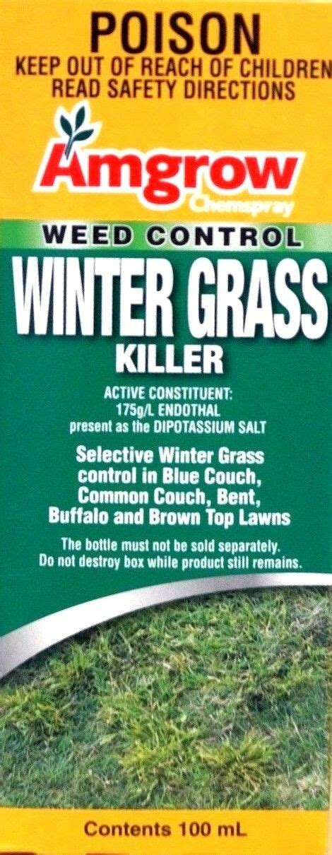 Slight browning of grass may occur under hot conditions. Winter Grass Killer Amgrow 100ML Weed Killer | eBay