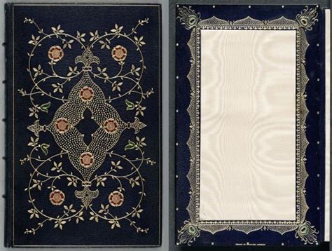 Cover And Inside Cover Of Bookbinding By Ramage London Late 19th Or