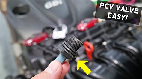 Pcv Valve Replacement Location Hyundai Kia 24 Gdi Engine Youtube