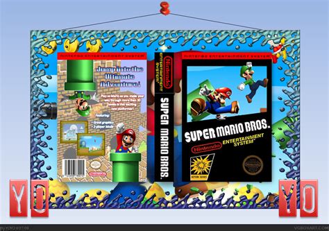 Super Mario Bros. NES Box Art Cover by YOYO