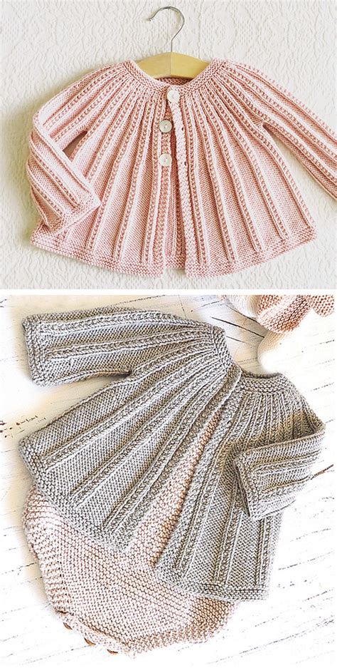 Easy One Piece Baby Sweater Knitting Patterns In The Loop Knitting
