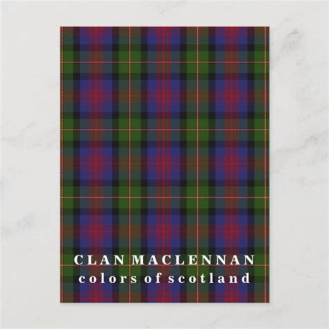 Clan Maclennan Tartan Ts On Zazzle Ca