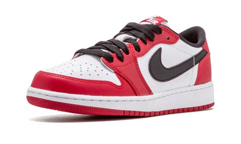 Jordan Big Kids Air Jordan 1 Retro Low OG BG (red / varsity red / black
