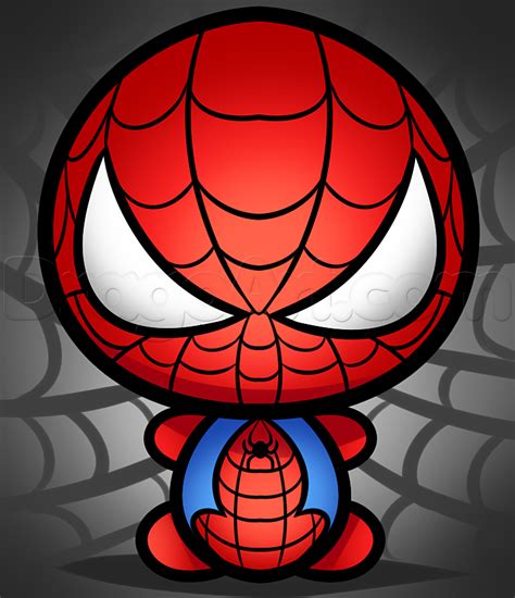 Check spelling or type a new query. How to Draw Kawaii Spiderman, Step by Step, Marvel ...