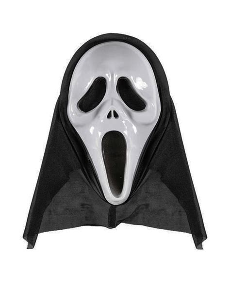Screaming Ghost Mask Halloween Mask With Hood Horror