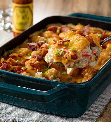 Pour the soup into a food processor or blender in batches and puree until smooth. TATER TOT CASSEROLE MADE WITH CAMPBELL'S® CREAM OF ...