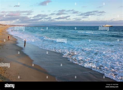 Venice Beach In Marina Del Rey California Stock Photo Alamy