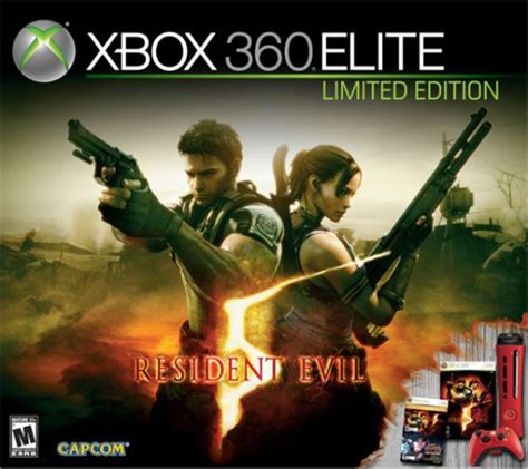 Xbox 360 Resident Evil 5 Elite Red Console