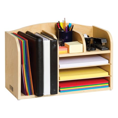 Guidecraft Classroom Furniture High Desk Organizer Desktop