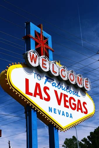 Las Vegas Welcome To Fabulous Las Vegas Nevada Sign Stock Photo