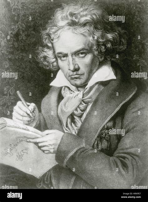 Ludwig Van Beethoven German Composer Stock Photo Alamy