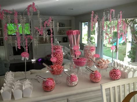 Cute Little Pink Candy Buffet Table Pink Candy Buffet Fairytale