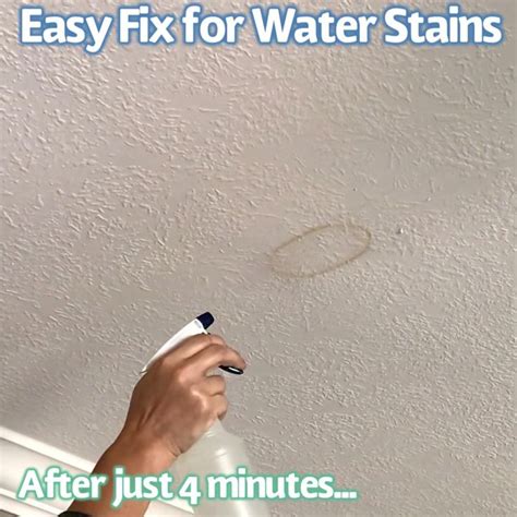 How To Remove Water Stains On Ceiling Ceiling Ideas