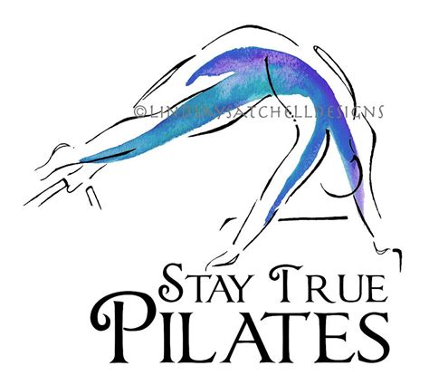 Pilates Logo Pilates Studio Anatomy Study Physio Stay True