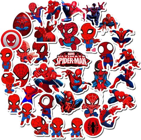 Spider Man Stickers For Kidssuperhero Stickers For Water Bottle