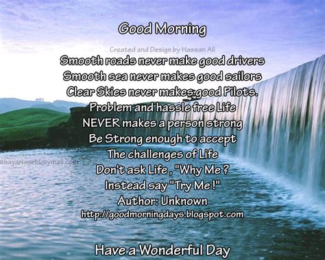 Self Improving Inspiring Quotes Good Morning Quotes For 22 05 2010