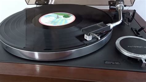 Sony Ps 5520 Vintage Automatic Turntable Demo Playing Cat Stevens But