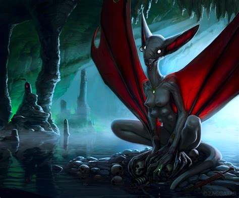 A Vampire Dragoness Named Mara By Zaggatar Hentai Foundry