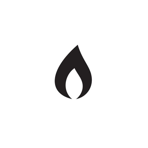 A Simple Flame Logo Or Icon Design 10842086 Vector Art At Vecteezy