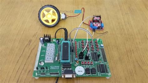 Dc Motor Interfacing With 8051 Microcontroller Using Pic • Tech Projects