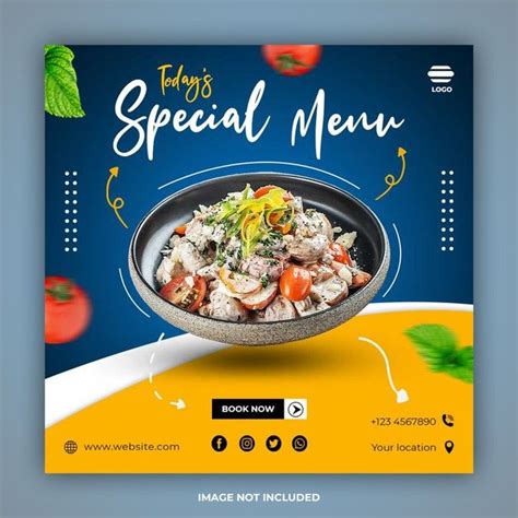 Premium Psd Special Food Social Media Post Banner Templates Food
