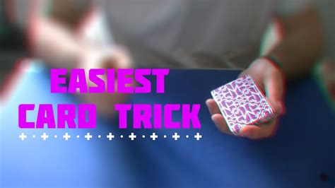 Worlds Easiest And Simplest Card Trick Tutorial Youtube