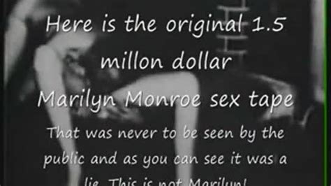 Marilyn Monroe Original Million Dollar Sex Tape Porn Video