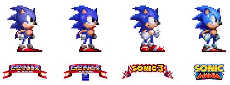 Sonic Mania Sprite Sega Genesis Comparison Nintendoswitch