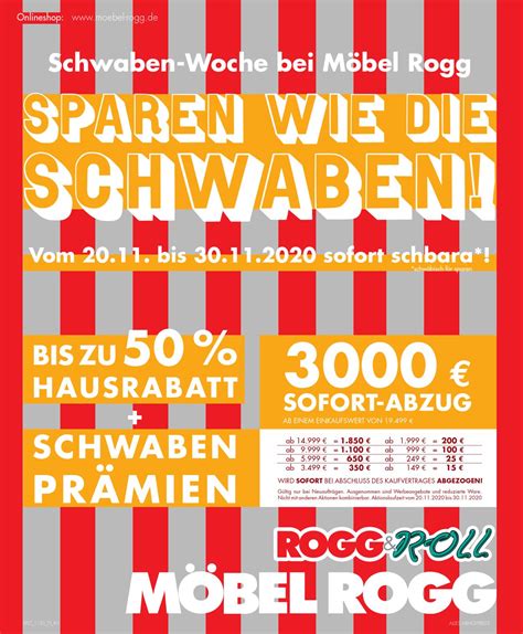 Möbel Rogg Aktueller Prospekt 20.11 - 30.11.2020 - jedewoche-rabatte.de