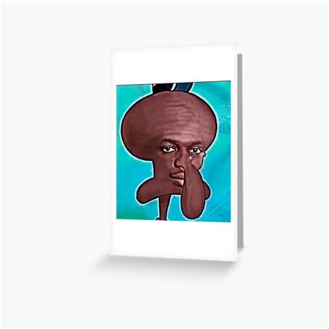 Ksi Meme Ksi Squidward Crossover Meme Greeting Card For Sale By