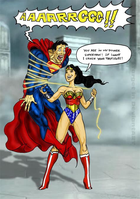 Superman Vs Wonder Woman By Nicetarget On Deviantart