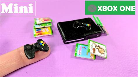Diy Miniature Doll Xbox One Video Game Console How To Make Artofit