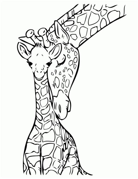 18 Best Mom And Baby Animal Coloring Pages Images On Pinterest
