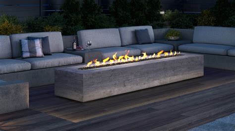 Plaza Outdoor Gas Fire Pit Heat And Glo