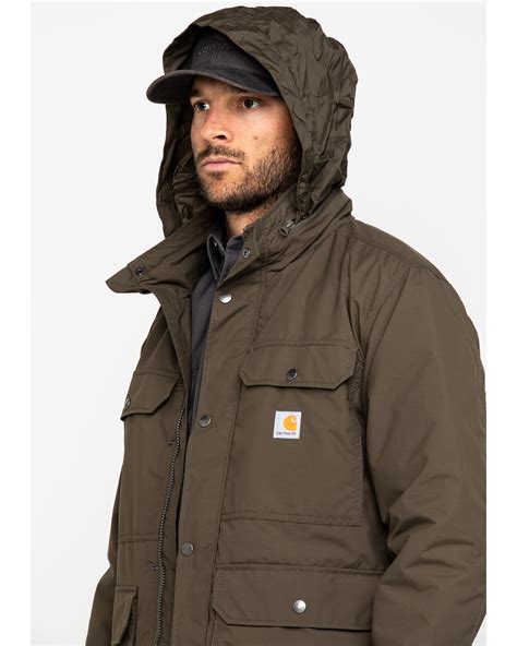 Carhartt Mens Grey Utility Coat Sheplers