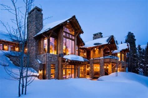 43 Beautiful Winter Pictures Contemporary Exterior Rustic Mountain