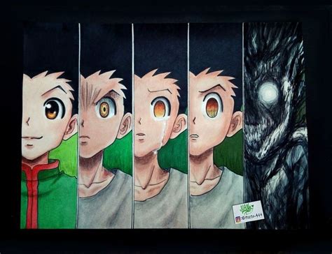 To be resized and cropped as gon power mode by marvelmania on deviantart. Gon freecss transformation epic moment hunter x hunter ...