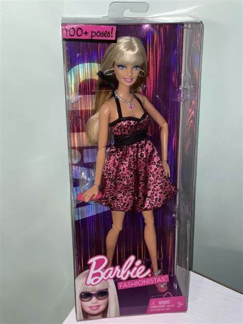 Barbie Fashionistas Wild Barbie Doll With 100 Poses 2009 Mattel R9881