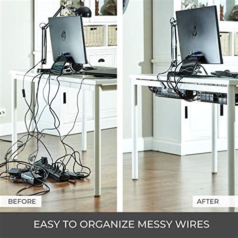 Under Desk Cable Management Tray Under Desk Cable Organizer For Wire