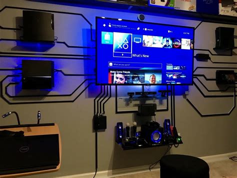 Pin By Dana Richardson On Gaming Video Game Rooms Game Room Design