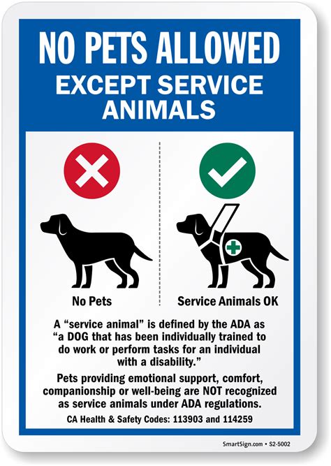 Prevent Patrons From Bringing Their Pets Other Than Service Trained