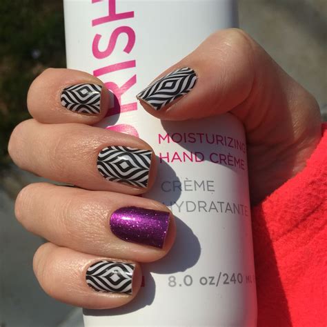 Love this week's Jamberry nail art manicure! This is Lava Lamp with Fizzy Grape and I can't stop ...