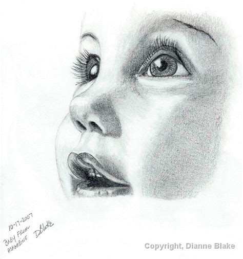 Black smoke, black and white haze smoke, smoke effects, ink, face, effect png. 2007-Drawing-baby-face