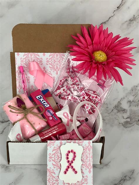 Breast Cancer Awareness Care Package Box Etsy