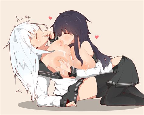 Rule 34 2girls Akatsuki Kantai Collection Alternate Breast Size