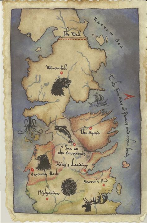 Seven Kingdoms Game Of Thrones Map Of Westeros Why Is It Called The 7