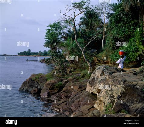 Cameroon Coast Of Kribi Stock Photo Alamy