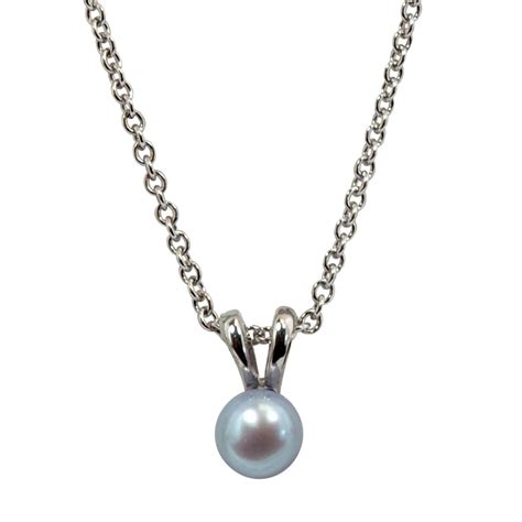 Honora Girls Blue Freshwater Cultured Pearl 55mm Pendant Necklace