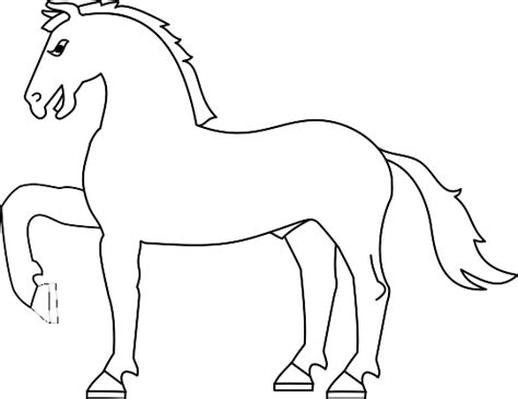 Horse outline illustrations & vectors. Horse Outline - Cliparts.co