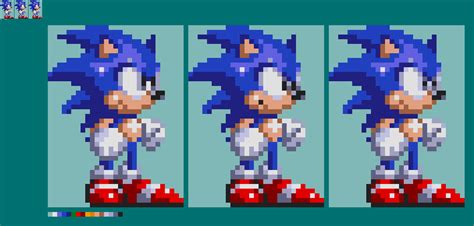 Sonic 3 Knuckles Sonic Sprite Combined By Abbysek On Deviantart